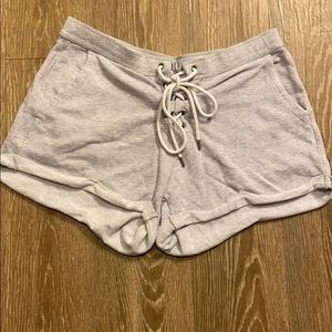 Aerie light grey lounge shorts size medium
